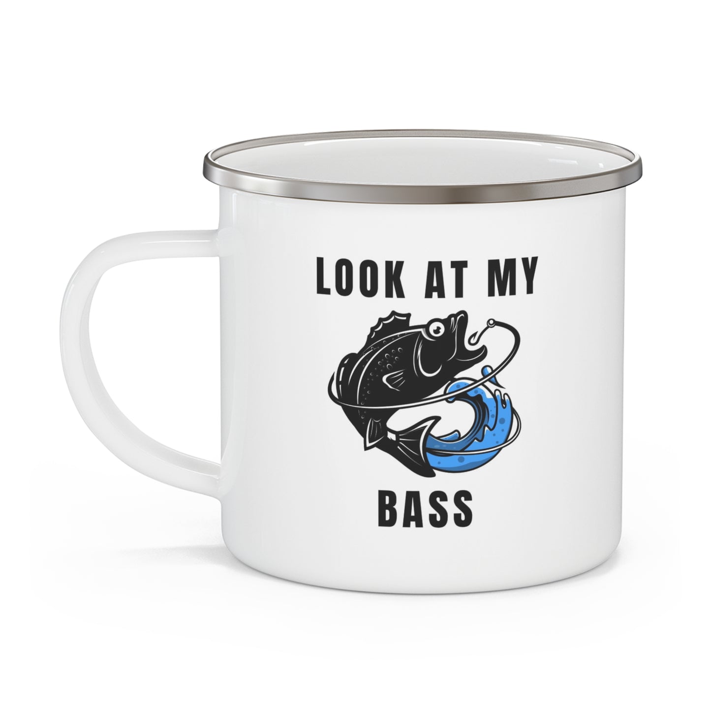 LOOK AT MY BASS - Camping Mug