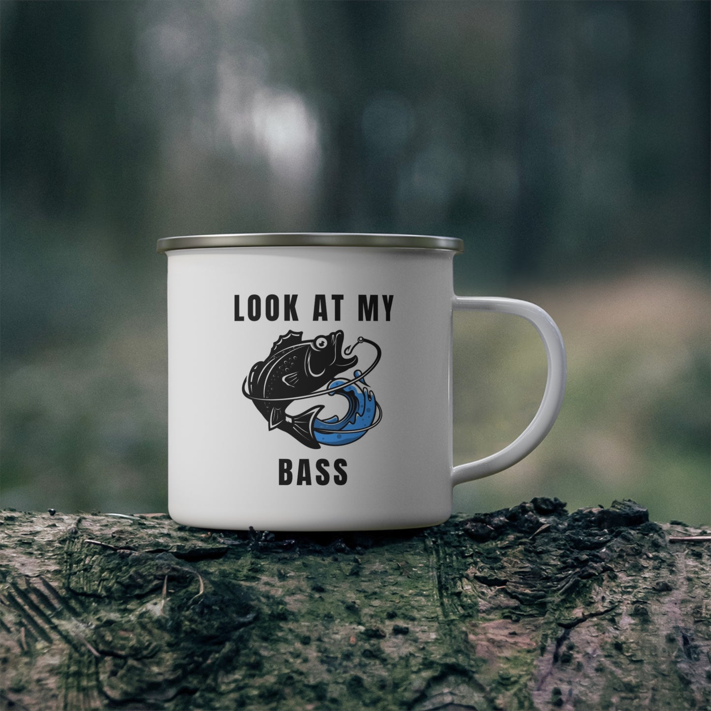 LOOK AT MY BASS - Camping Mug